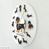 LED Dachshund Clock My Wall Clock
